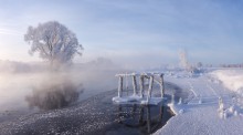 Fragment von einem Wintermorgen / ***