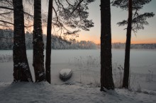 Frosty Morgen in der Dämmerung / ***
