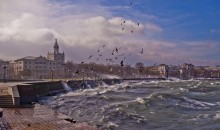 Sturm an der Pier ... / ***