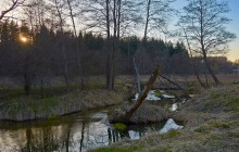 Abend auf Isloch. / ___