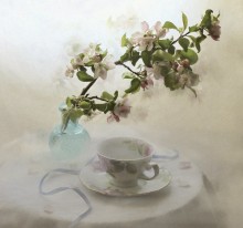 Atmen Sie die Apfelblüten ... / ......................
