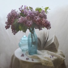 Lila Blumenstrauß ... / .........................