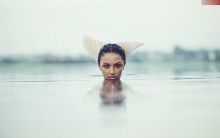 in einem ruhigen Fluss Meerjungfrauen gefunden / ***