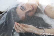 Mädchen, Stoff, Studio / ***