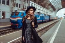At the railway station / ***
