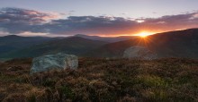 Sonnenuntergang Wicklow / ***