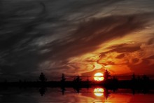 Blazing Sonnenuntergang / ***