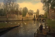 Autumn in Bruges. / ***