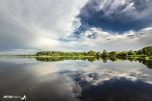 Nach dem regen auf dem See "Rude" / ***
