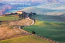 Dawn in der Val d 'Orcia / ***