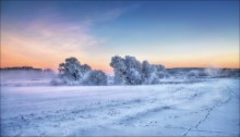 Über Winter Morgengrauen / ***