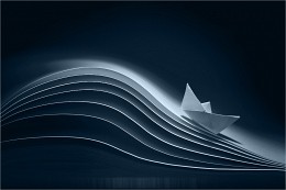 Weißes Boot / ***