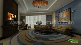 3D-Rendering Innere eines Hotelzimmers / ***