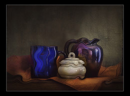 Blau-Becher / digital art
