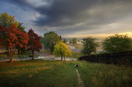 Schatten des Herbstes in den Morgen / .....