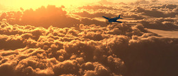 Fliegen über den Wolken ... / ***