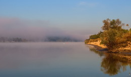 Morgen auf dem Fluss Pripjat / ***