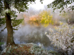 Frosty Morgengrauen im Oktober .... 2. / ***