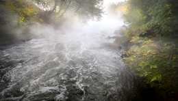 Oktober Motive turbulenten Fluss .... 2. / ***