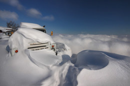 Frost Schnee eingewickelt - Look nicht einfrieren. / ***