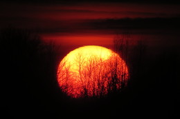 Brennender Sonnenuntergang / ***