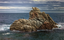 Das U-Boot vor der Küste von Gishpanii / ***