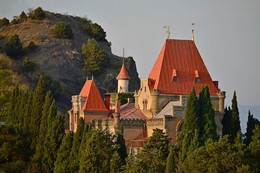Landschaft mit Schloss / ***