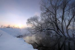 Morgendämmerung, Nebel, Frost .. / ***