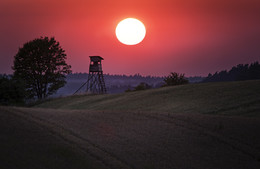 The end of the day... / The end of a hot summer day... Picture taken near Polish - Russian border (Kaliningrad) not far from Goldap.