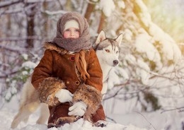 Portrait eines Hundes / """"""