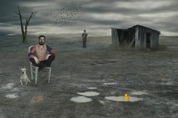 Mich wundert, daß ich fröhlich bin / Surrealistisches Selbstportrait