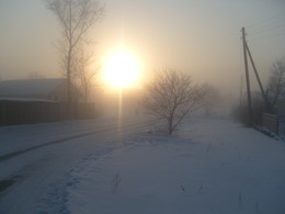 Ein schöner Tag dank Frost und Sonne / ***