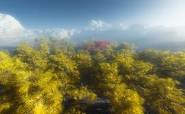 Am Fuße der Berge ... / ***