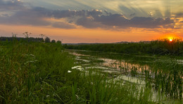 Abend auf dem Fluss / ***