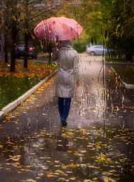 Weggehen im Herbst / ***