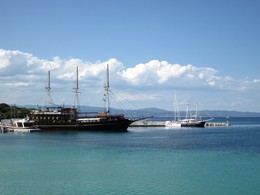  / Pirate ship at anchorage