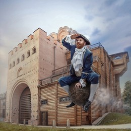 Baron Munchausen / Project "Fairy Kiev" https://www.facebook.com/kazkovuykyiv/?pnref=story
Baron Munchausen
Md: Igor Posypayko (TV host)
Ph: Irina Dzhul
St: Darina Vorona
Org: Irina Mitnovich