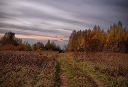 Weggehen im Herbst / ***