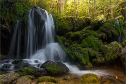 Kleiner Wasserfall / Kleiner Wasserfall nähe Bärenschützklamm in Mixnitz (Steiermark)