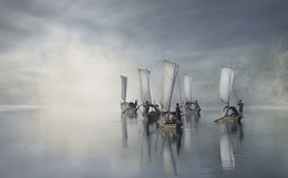 Auf dem Fluss / ***