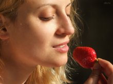 Erdbeeren im Supermarkt / ***