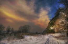 Sonnenuntergang im Winter / ***