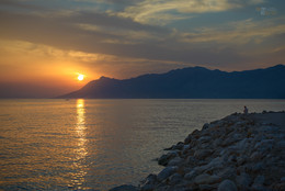 Sonnenuntergang auf dem Meer / ***