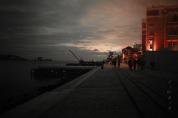 Der Abend am Wasser / ***