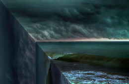 catasrophe in the see / catasrophe in the see, digital art