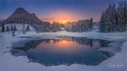 Winterpanorama / Der nächste Winter kommt bestimmt Hohentauern bei den Häuslteich Anlagen.