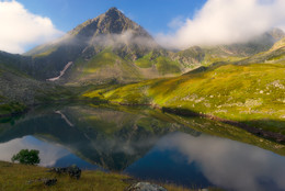 Morgen am Bergsee / ***