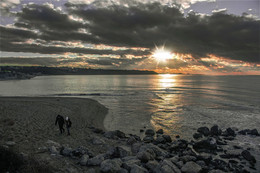 Abendstimmung am Meer / ***