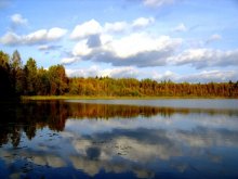 Herbst und den See / -----------