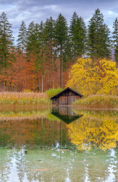 Hütte am Almsee / Hütte am Almsee